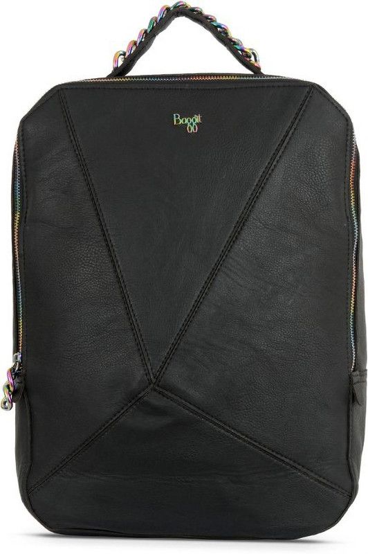 0.45 L Backpack L KINKY SOFTON BLACK-IRON  (Multicolor)