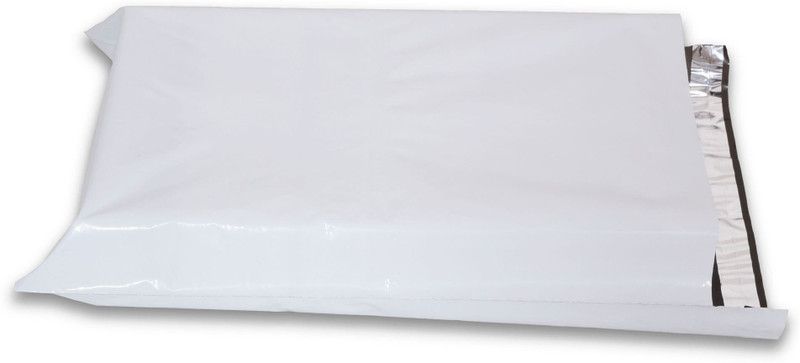 EVEREST 12x16 inches Pack of 100 PCS With POD Secure Tamperf Proof Courier Bags / Pouches / Covers / Mailing Bags (51 Microns) (12 x 16 inches) 100 PCS  (White)