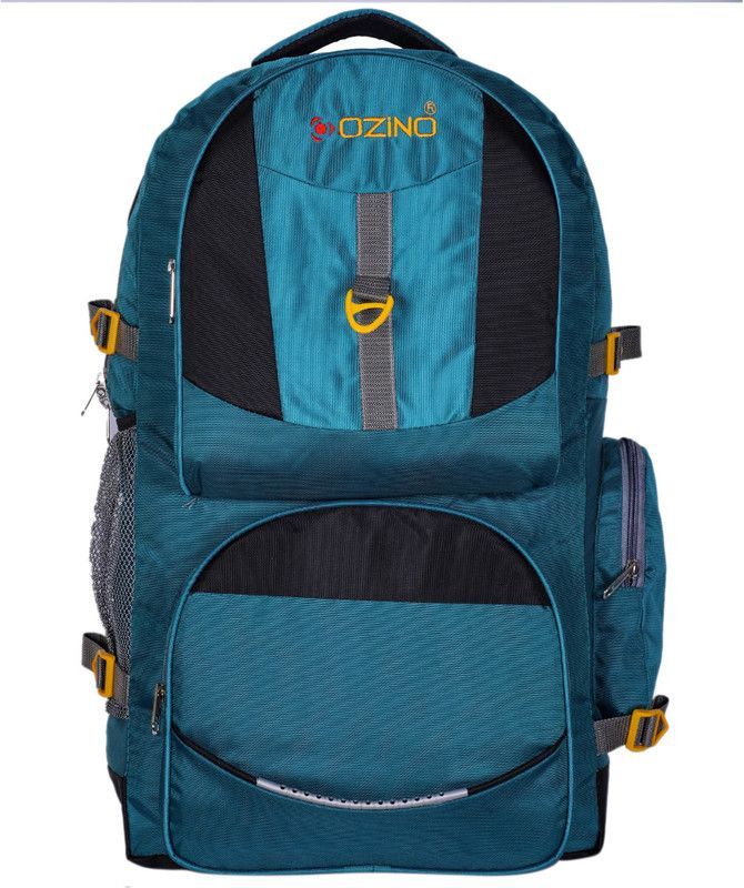 55 L Backpack Travel Backpack for Outdoor Sport Camping Hiking Trekking Bag Rucksack Bag 55 L ( Green & black)  (Green)