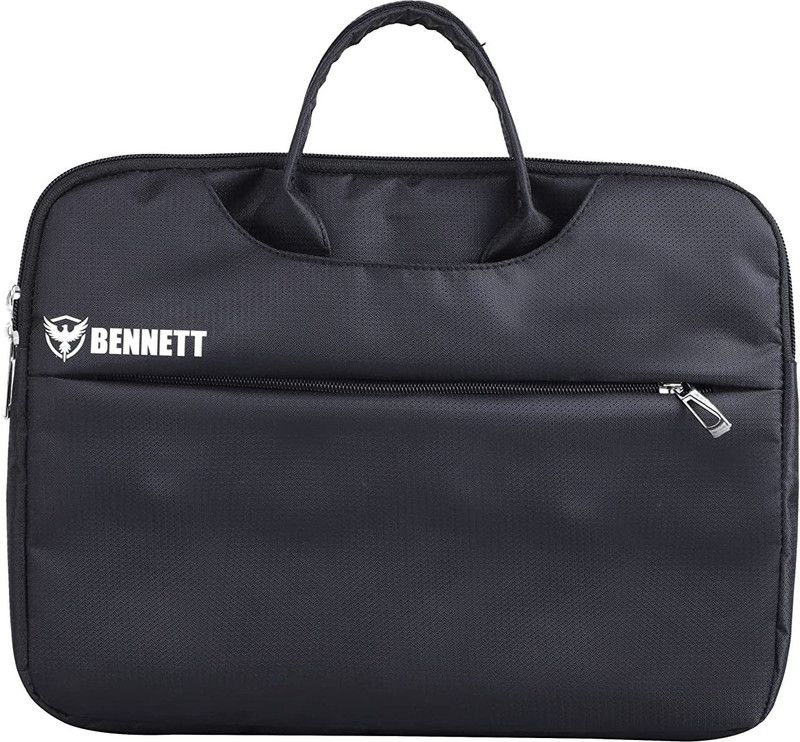 Bennett BASIC LAPTOP SLEEVE Waterproof Laptop Sleeve/Cover  (Black, 13 L)