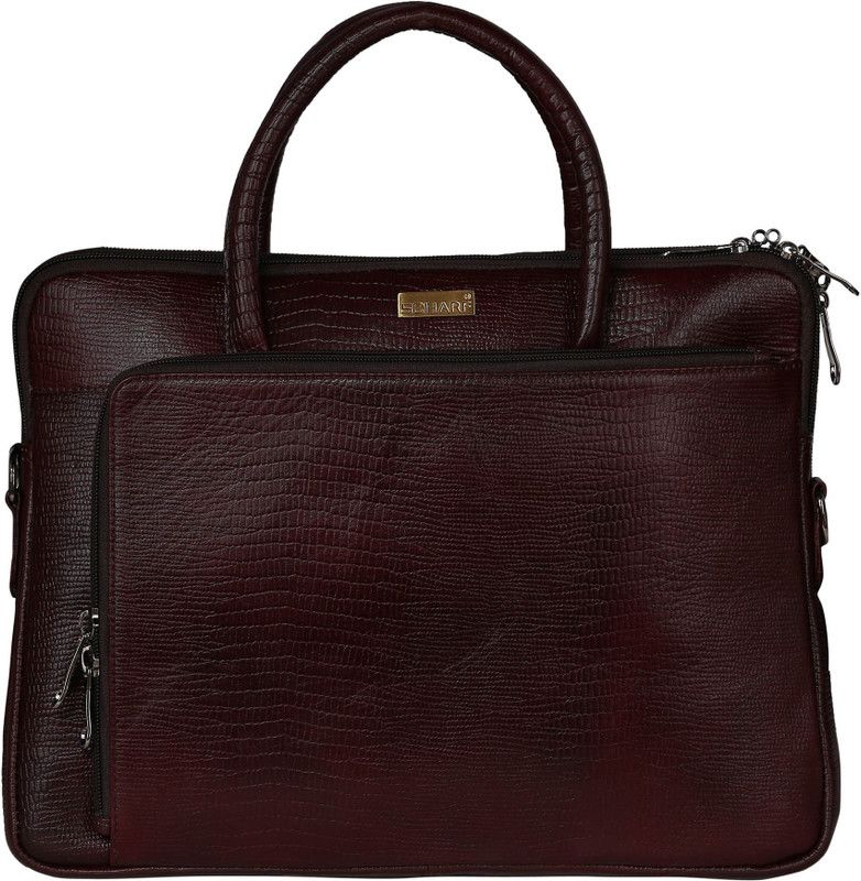 RT Medium Briefcase - For Men & Women  (Brown)