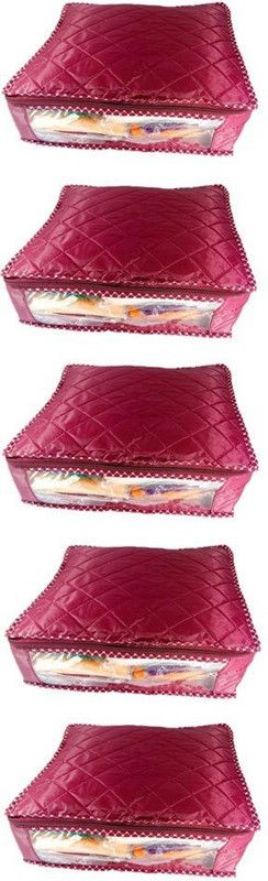 Ombags & More Saree Cover Combo Of 5 Bags&More62  (Maroon)