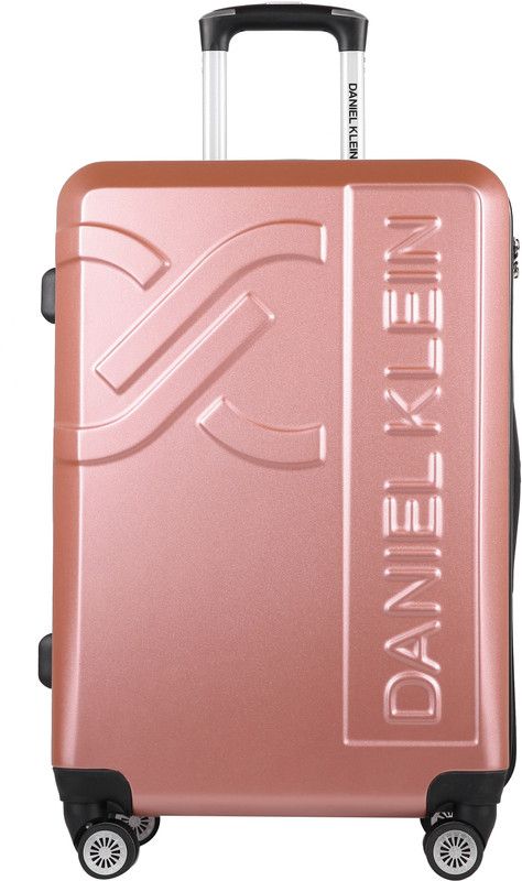 Small Cabin Suitcase (56 cm) - Medium Trolley Bag DKL.7003.28.C Cabin Luggage - 15 inch () - Pink