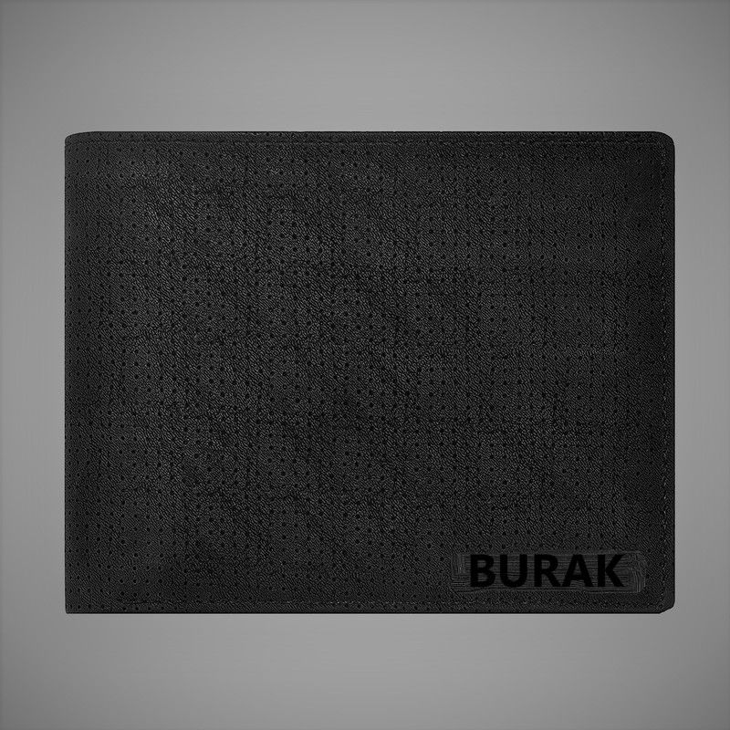 Men Evening/Party, Ethnic, Ethnic, Casual, Trendy, Formal Black Genuine Leather RFID Wallet - Mini  (7 Card Slots)