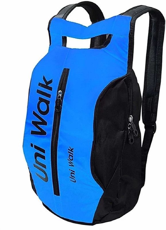 Medium 22 L Laptop Backpack 22 L Collage, Office, Casual Backpack (Blue)  (Blue, Black)