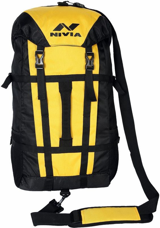 NIVIA Climber Rucksack Cum Duffel  (Black, Rucksack)