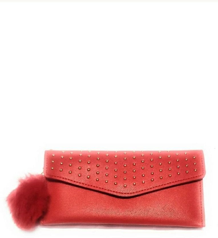 Casual, Party Red Clutch - Regular Size