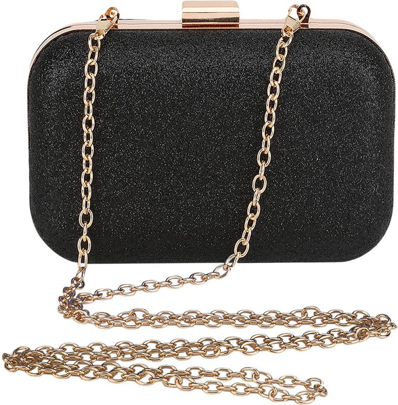 Party Black Clutch - Regular Size
