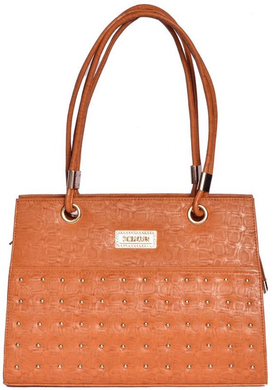 Girls Tan Hand-held Bag - Extra Spacious