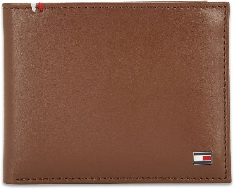 Men Casual Tan Genuine Leather Wallet - Regular Size  (4 Card Slots)