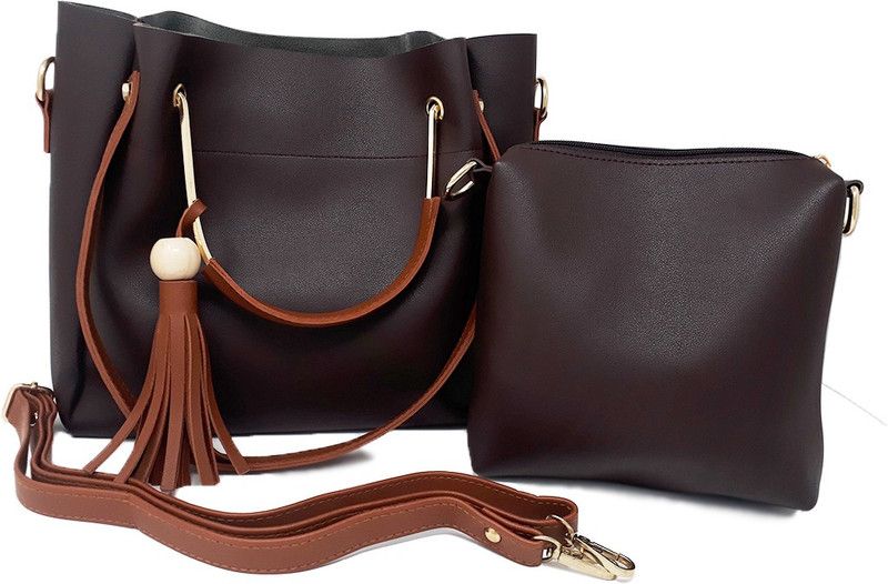 Women Purple Hand-held Bag - Regular Size  (Pack of: 2)