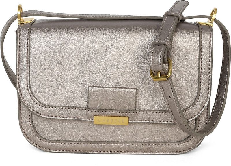 Women Gold Sling Bag