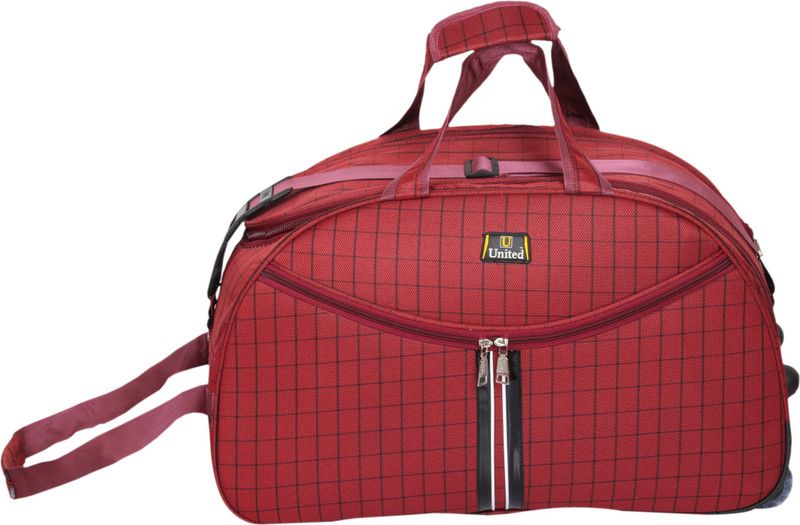 Spacious Carry Small Travel Bag - Medium  (Red)