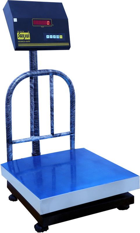 Black Sansui SSPF 100kg Weighing Scale  (Black, Blue)