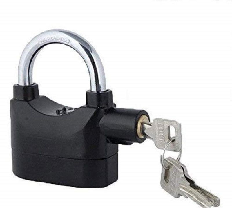 Jantrex Security Pad Lock with Smart Alarm Motion Sensor Safety Lock  (Black)
