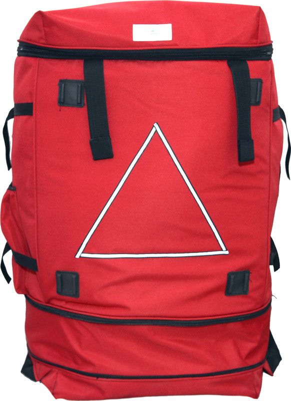 Red Logistics/Parcel/Luggage/Courier Delivery Bag Waterproof With Rain Cover 119 L No Backpack  (Red)