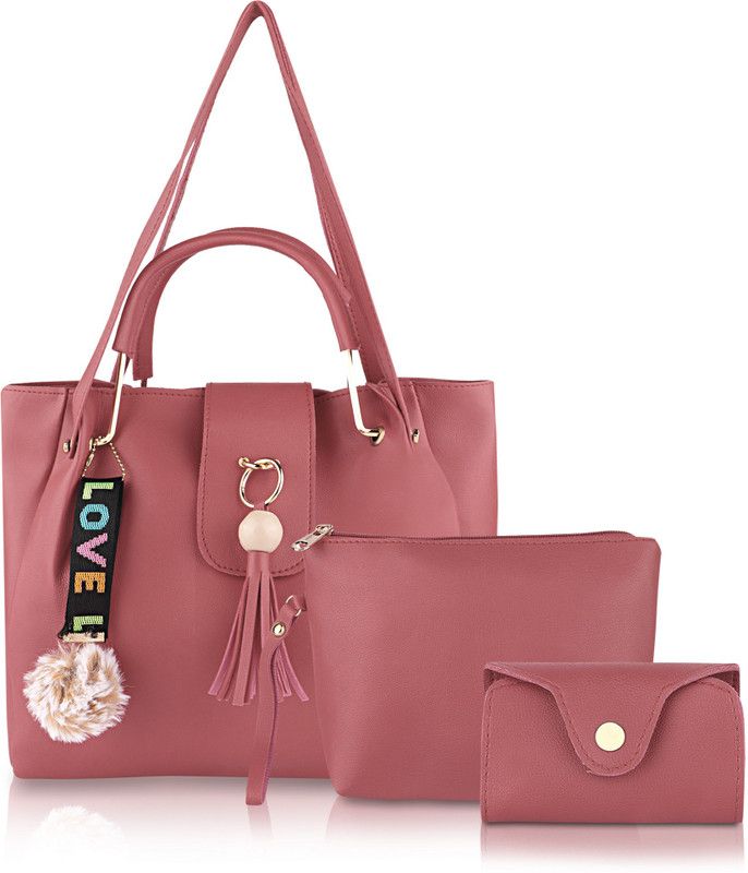 Women Maroon Shoulder Bag - Extra Spacious  (Pack of: 3)
