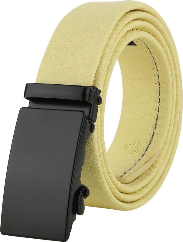 Men Beige Synthetic Belt