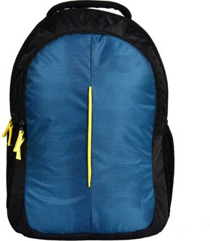 Medium 22 L Laptop Backpack Casual Waterproof Laptop Bag/Backpack for Men Women (Blue 22L)  (Blue, Yellow)