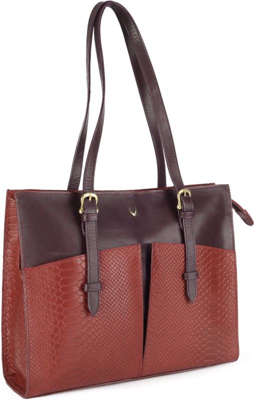 Women Red, Purple Hand-held Bag - Extra Spacious