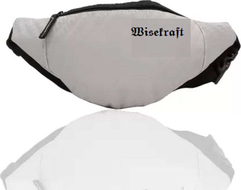 Wisekraft Sports Waist Bag for Men & Women Waist Bag ( Grey ) velvet grey Waist bag  (Grey)