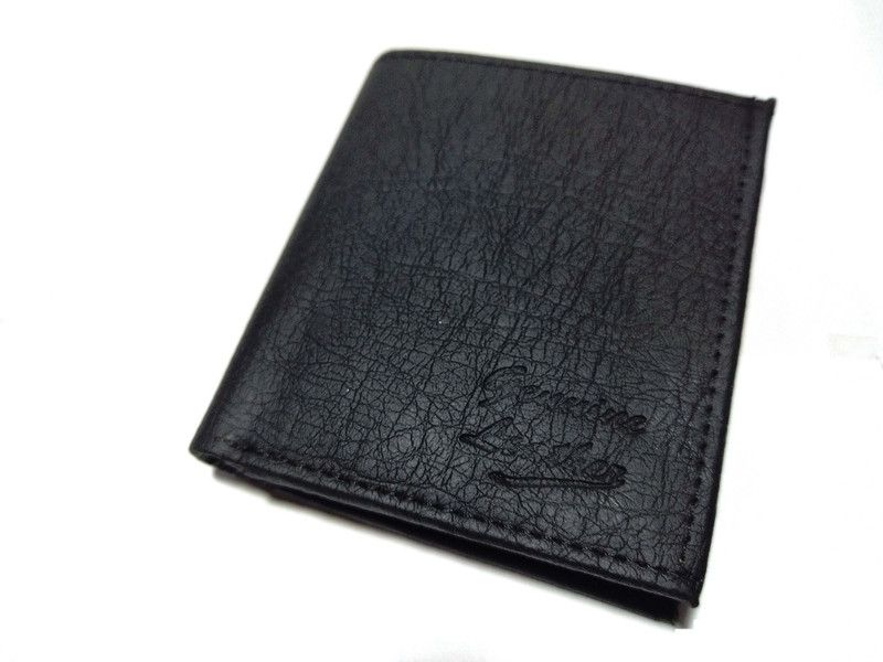 Men Formal Brown Genuine Leather Wallet  (3 Card Slots)