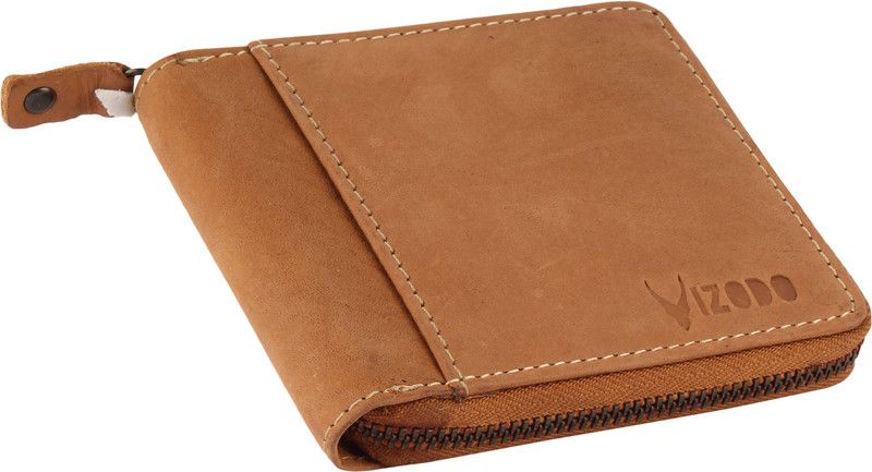 Men Casual, Trendy, Evening/Party Tan Genuine Leather RFID Wallet - Mini  (6 Card Slots)