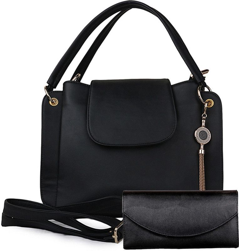 Black Women Sling Bag - Extra Large  (Pack of 2)