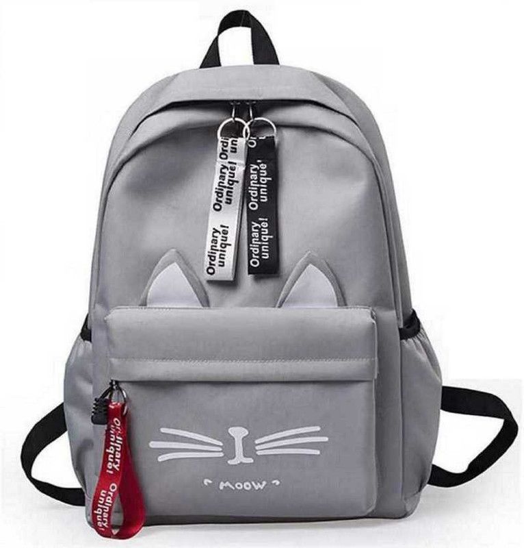 Traveling Causal Stylish Designer Cute Cat Mini Bag For College School Girls 25 L No Backpack  (Green)