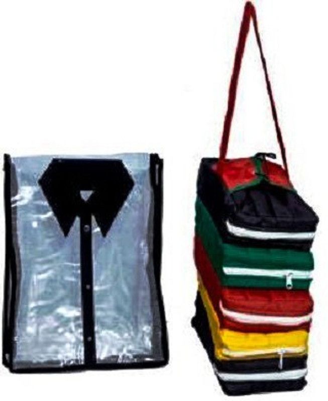 MOTHERLAND Stylish Shirt Cover & Shoe Bag (Set of 2 Pcs.) MLSSC  (Blue, Multicolor)