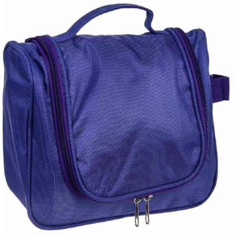 MOSHTU Cosmetic Make Up Toiletries Travel Hanging Bag Organizer Travel Toiletry Kit  (Blue)