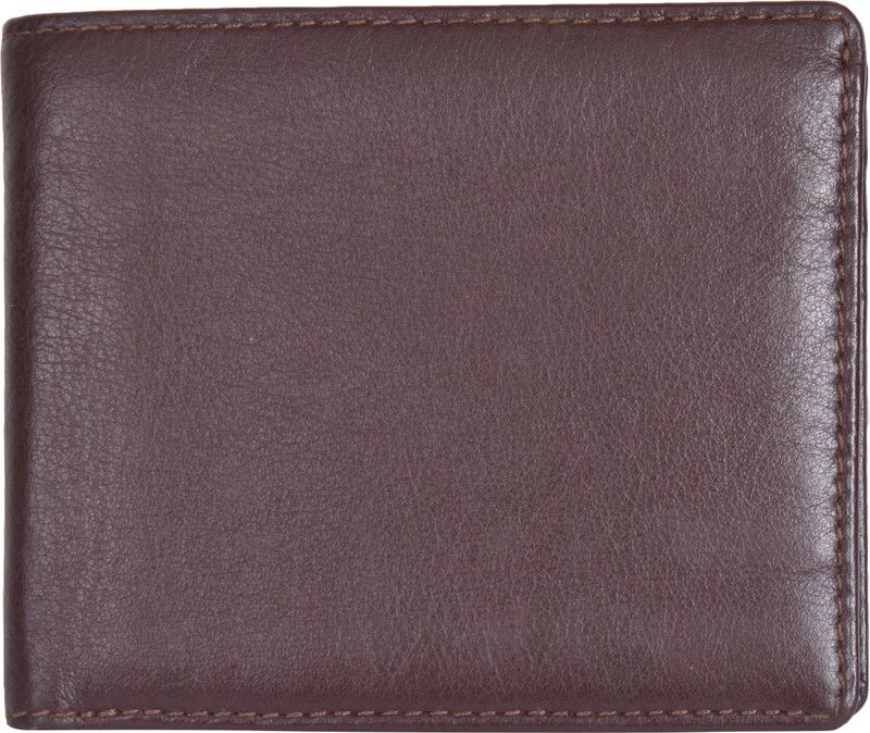 Boys Brown Genuine Leather Wallet - Mini  (6 Card Slots)