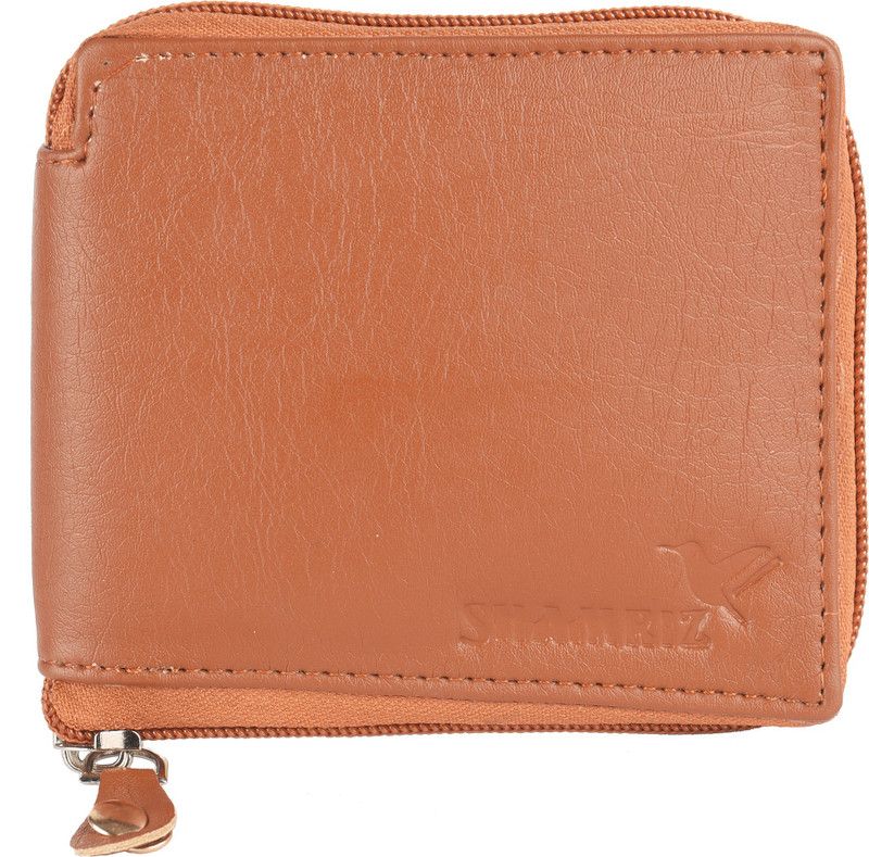 Boys Casual, Formal, Trendy Tan Artificial Leather RFID Wallet - Mini  (5 Card Slots)