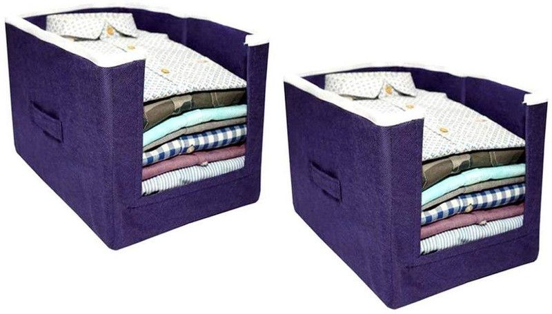 ARVANA shirt stacker organizer SHIRTSTACKERORGANIZERBLUE2  (Blue)