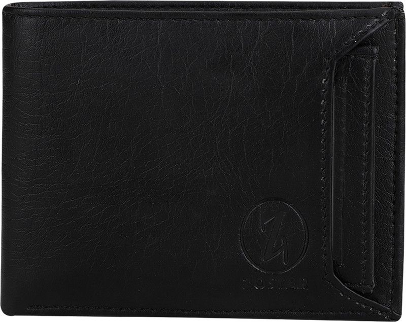 Men & Women Casual, Ethnic, Evening/Party, Formal, Travel, Trendy Black Artificial Leather Wallet  (6 Card Slots)