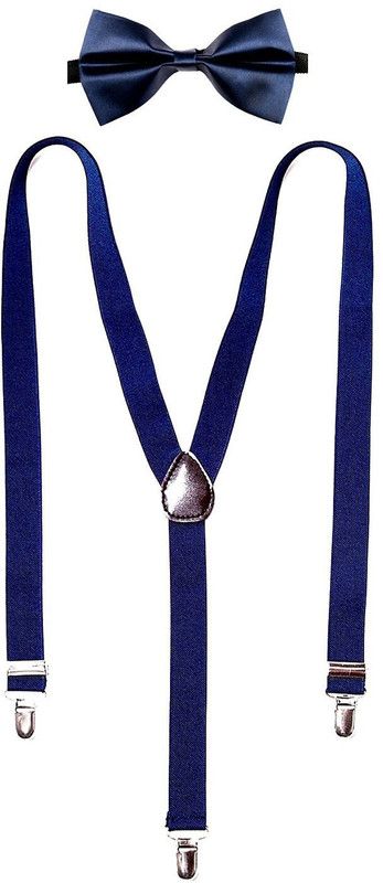 Bsquare Y- Back Suspenders for Men, Women  (Blue)