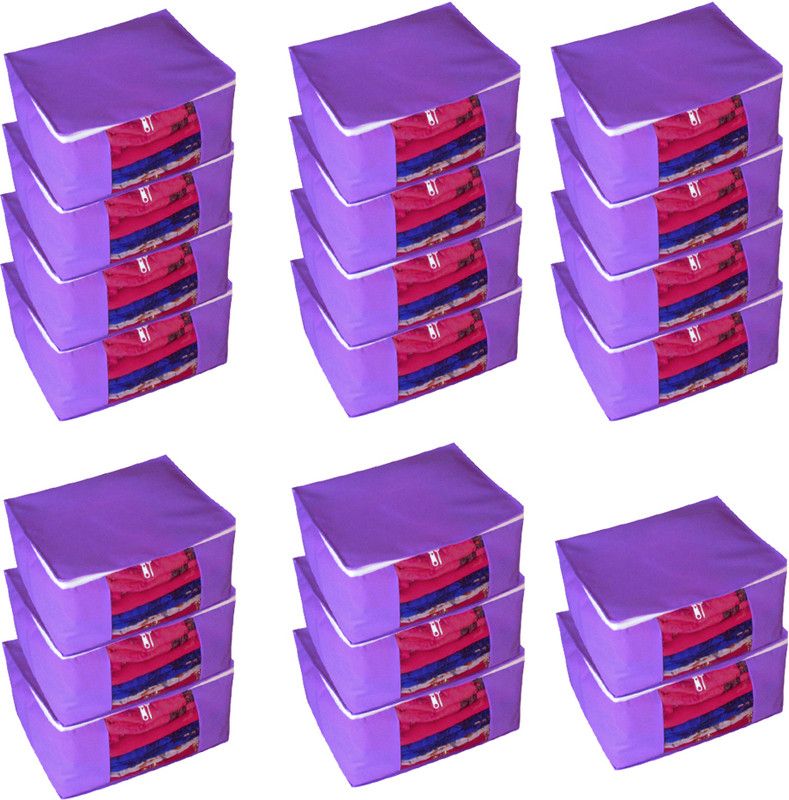 Aadhya Multipurpose Non Woven Saree Covers (Purple)  (Purple)