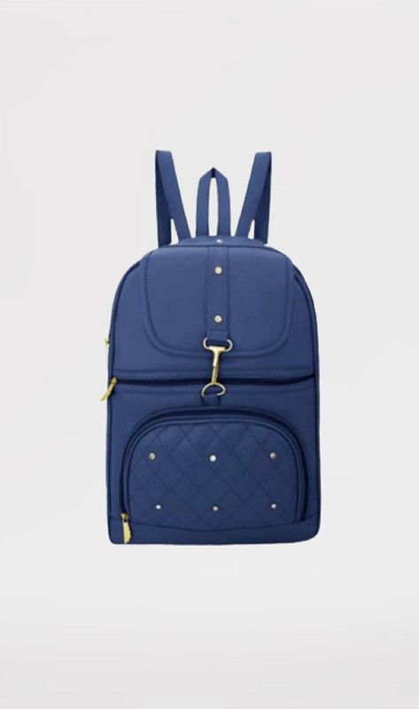 Small 6 L Backpack Blue latest Backpack Use For Woman And Girls N - 20  (Blue)