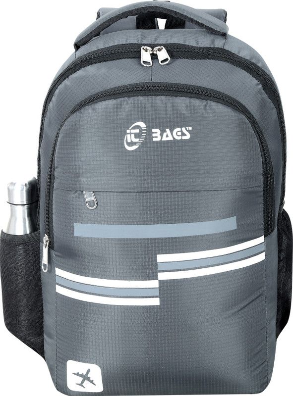Large 40 L Backpack Large 40 L Classic Laptop Backpack School/College Bags For Men And Women  (Grey)