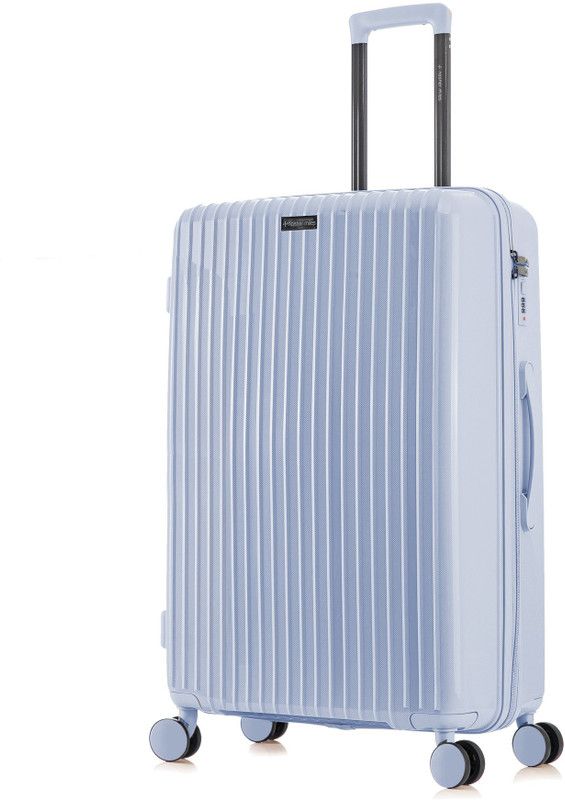 Large Check-in Suitcase (75 cm) - Pondicherry Hardside Polypropylene Lavender Trolley - Purple