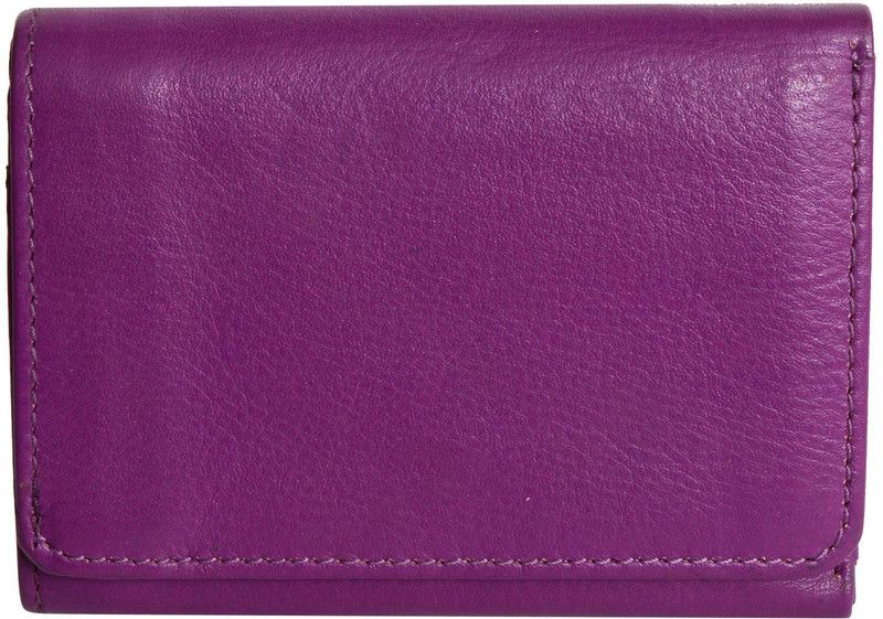 Women Casual, Trendy Pink Genuine Leather Wallet - Mini  (4 Card Slots)