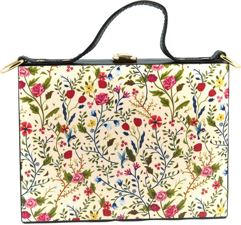 Women White Messenger Bag - Regular Size