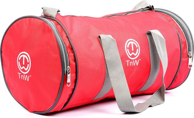 24 L Hand Duffel Bag - Big Utility Gym Bag - Red - Regular Capacity
