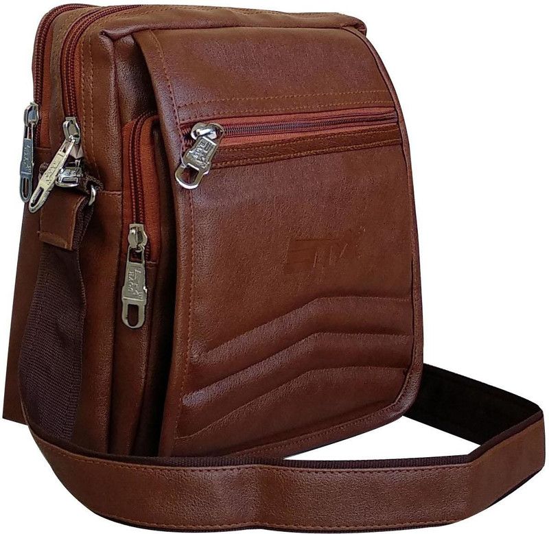 Brown Men & Women Satchel - Regular Size