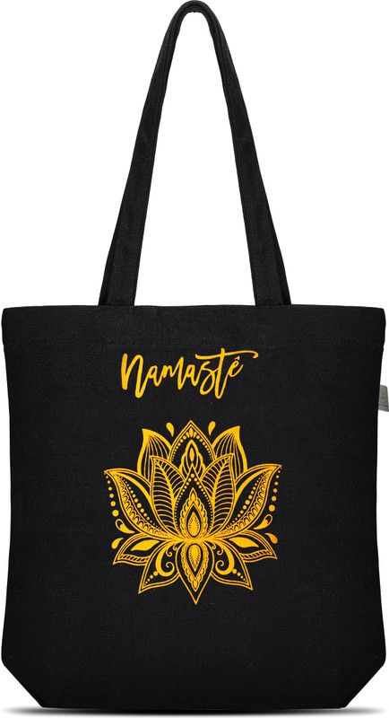 Men & Women Black, Beige Tote