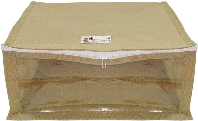 Shree Shyam Products Non Woven Box Saree Cover 1 Pcs Set Capacity Min 5 Sarees SS-108_BEIGE_1 PC  (Beige)