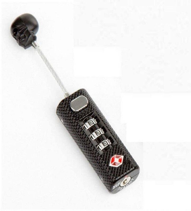 CNB TSA Approved Safety Combination Lock Skull Style Pack of 1 Safety Lock  (Black)