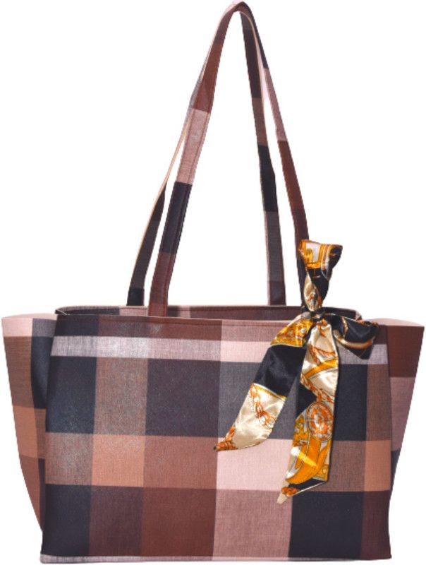 Women Brown, Black Shoulder Bag