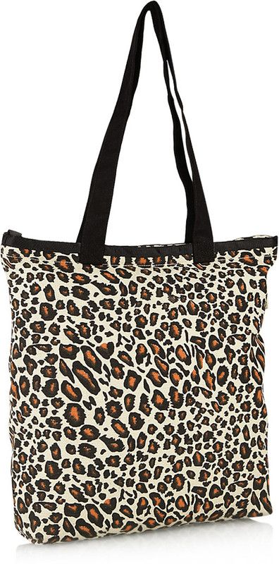 Women White, Brown Tote - Medium