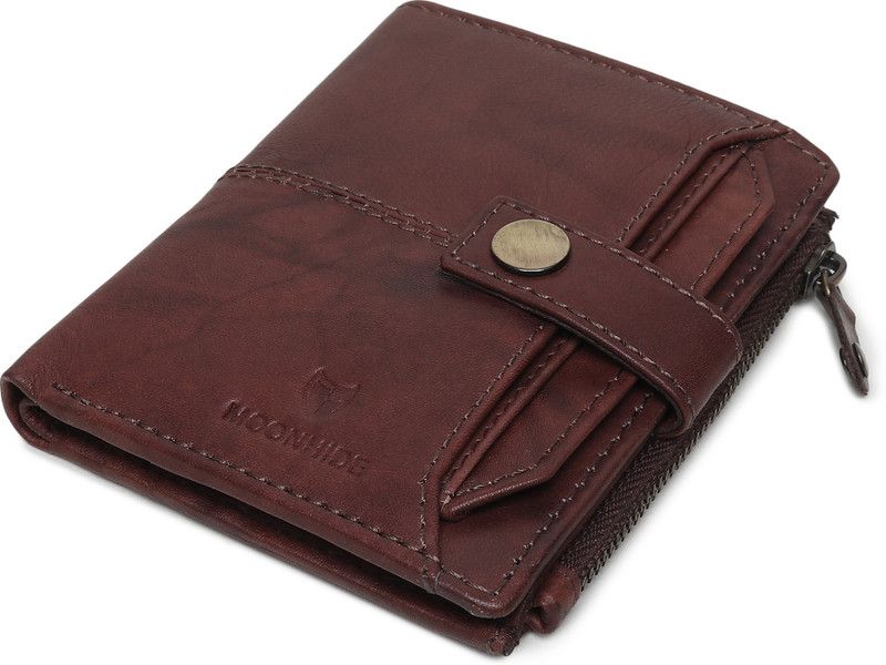 Men Evening/Party, Travel, Trendy Brown Genuine Leather RFID Wallet  (10 Card Slots)
